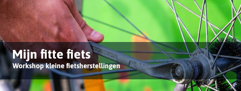 Fietswiel los of vastmaken met een steeksleutel